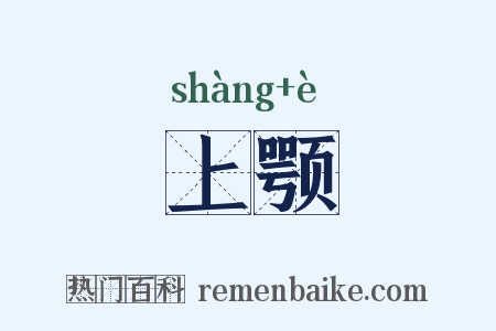 上颚是什么意思的图片